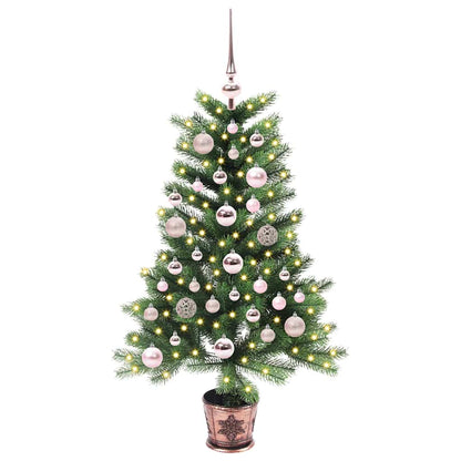vidaXL Christmas Tree with 150 LEDs with Stand Green 90 cm PE
