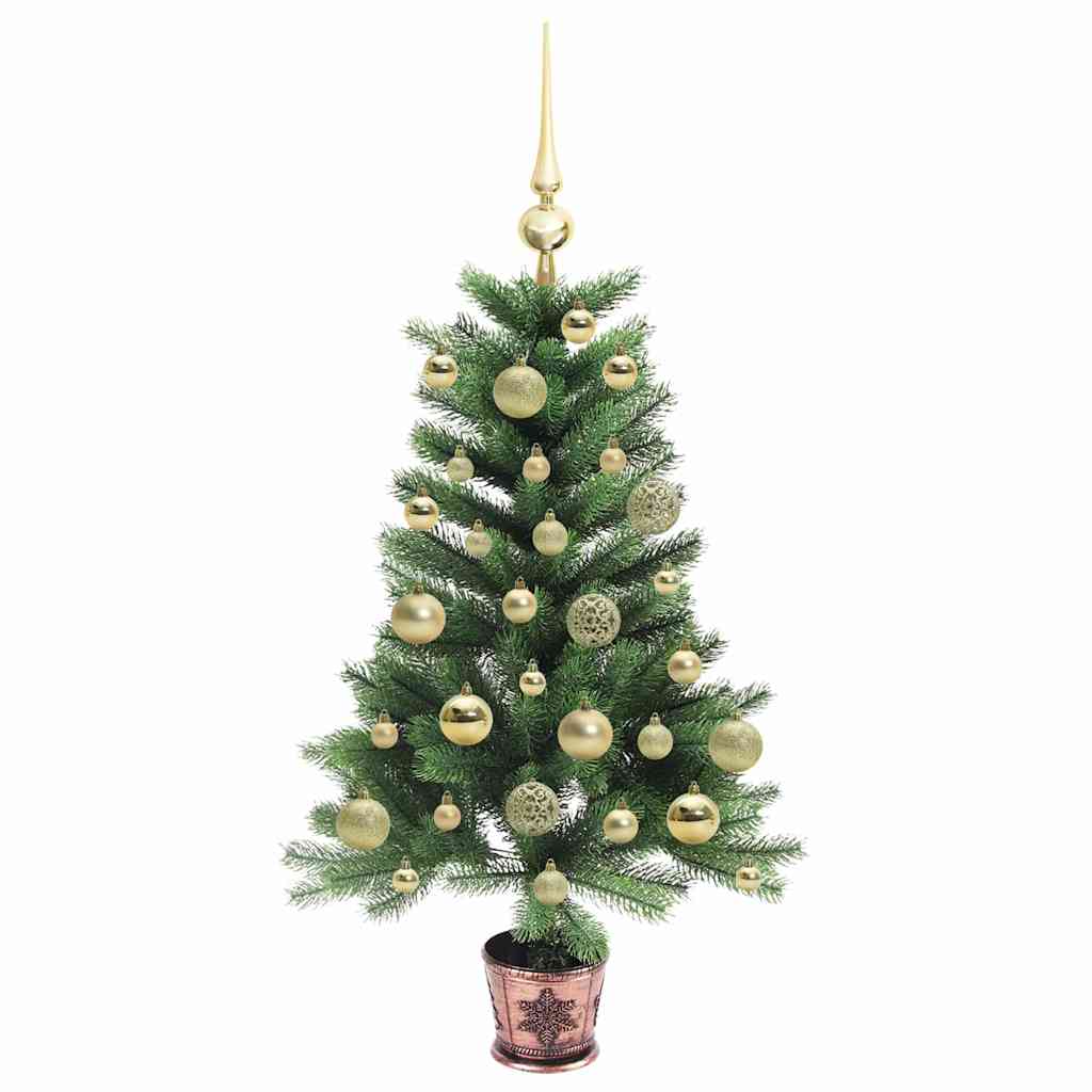 vidaXL Christmas Tree with 150 LEDs with Stand Green 90 cm PE