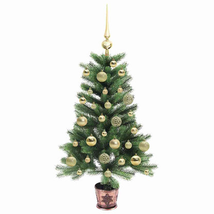 vidaXL Christmas Tree with 150 LEDs with Stand Green 90 cm PE