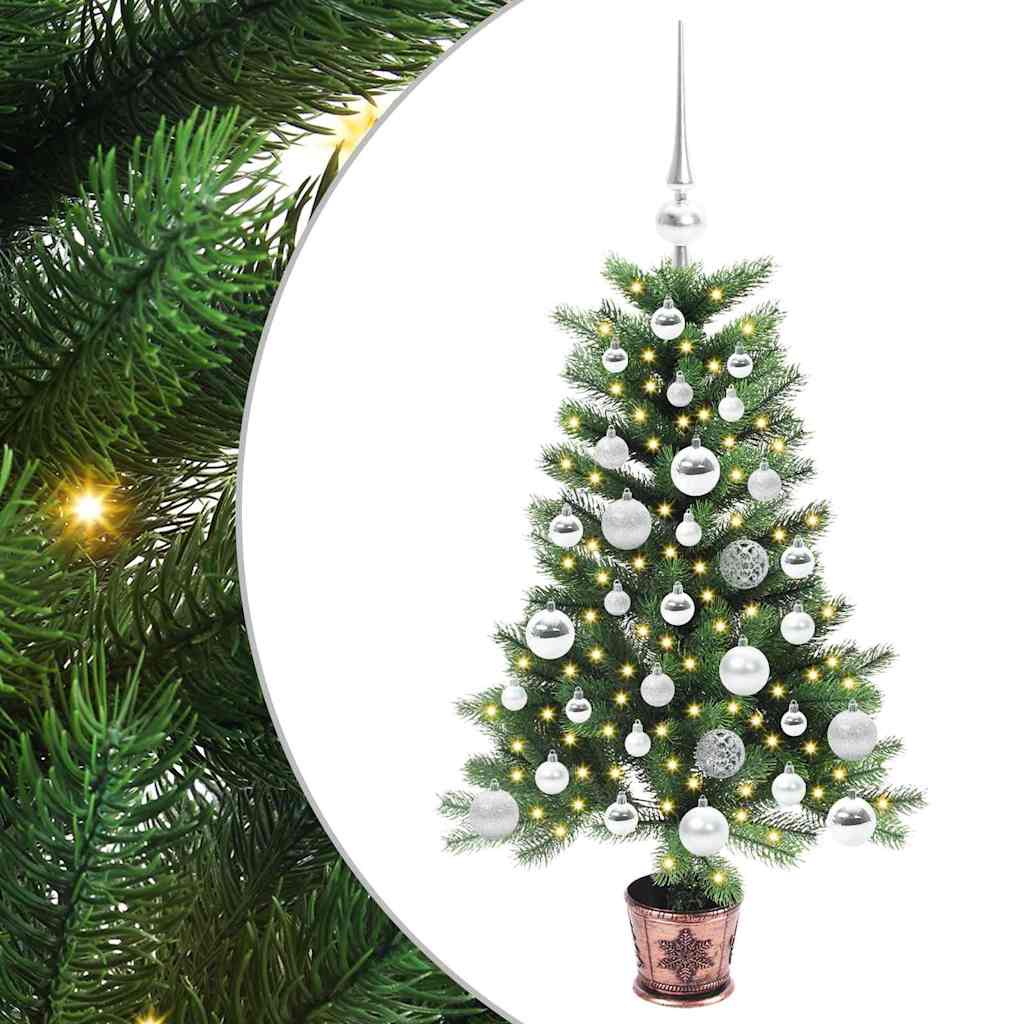 vidaXL Christmas Tree with 150 LEDs with Stand Green 90 cm PE