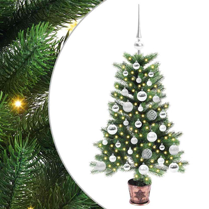 vidaXL Christmas Tree with 150 LEDs with Stand Green 90 cm PE