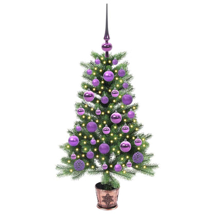 vidaXL Christmas Tree with 150 LEDs with Stand Green 90 cm PE