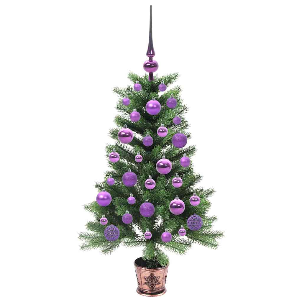 vidaXL Christmas Tree with 150 LEDs with Stand Green 90 cm PE