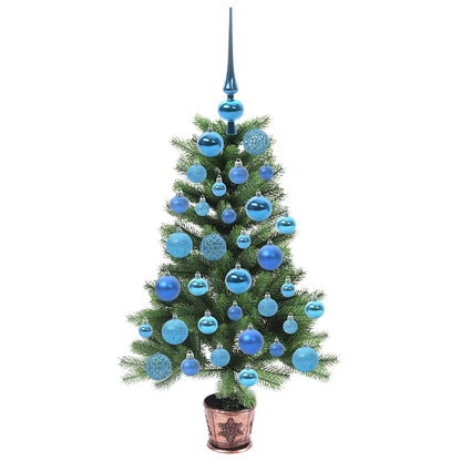 vidaXL Christmas Tree with 150 LEDs with Stand Green 90 cm PE