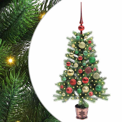 vidaXL Christmas Tree with 150 LEDs with Stand Green 90 cm PE
