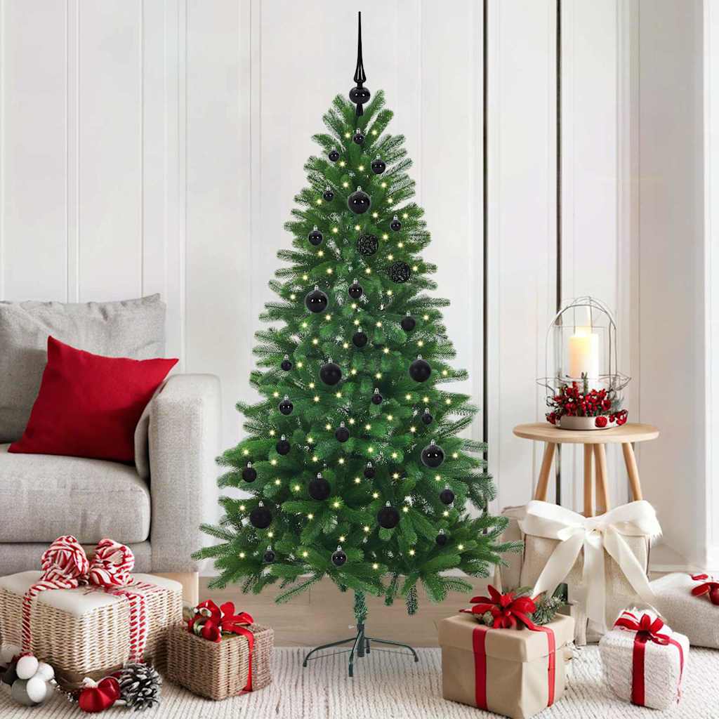 vidaXL Christmas Tree with 150 LEDs with Stand Green 150 cm PE