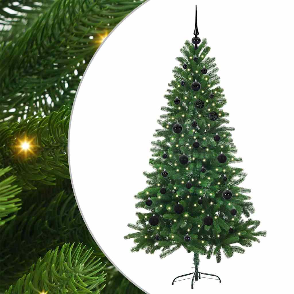vidaXL Christmas Tree with 150 LEDs with Stand Green 150 cm PE