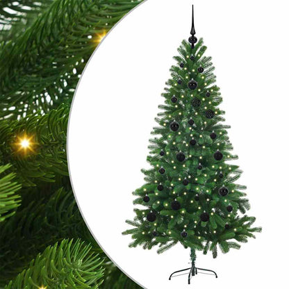 vidaXL Christmas Tree with 150 LEDs with Stand Green 150 cm PE