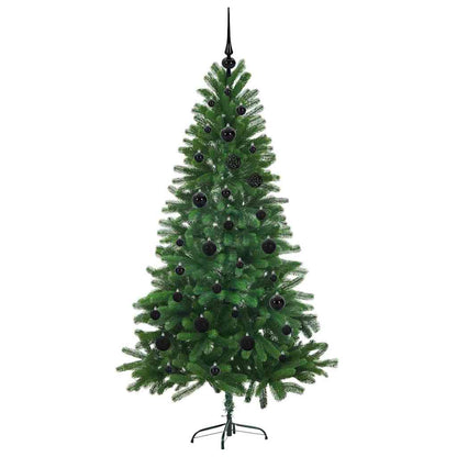 vidaXL Christmas Tree with 150 LEDs with Stand Green 150 cm PE
