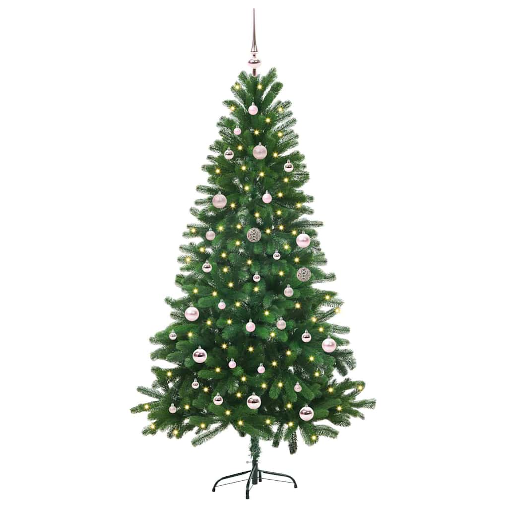 vidaXL Christmas Tree with 150 LEDs with Stand Green 150 cm PE