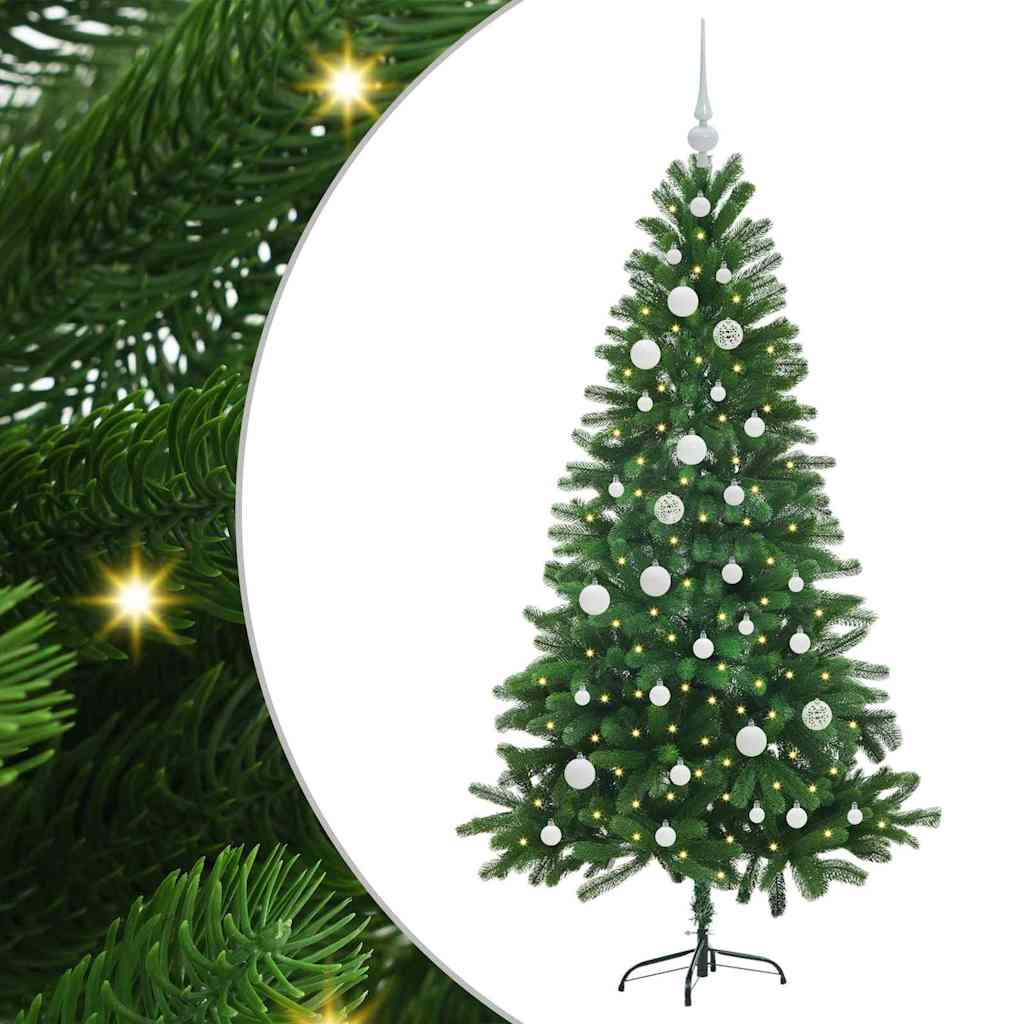 vidaXL Christmas Tree with 150 LEDs with Stand Green 150 cm PE