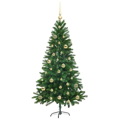 vidaXL Christmas Tree with 150 LEDs with Stand Green 150 cm PE
