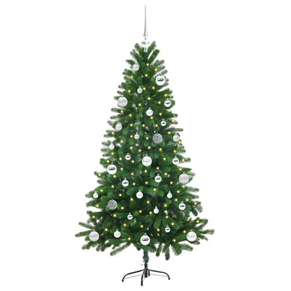 vidaXL Christmas Tree with 150 LEDs with Stand Green 150 cm PE