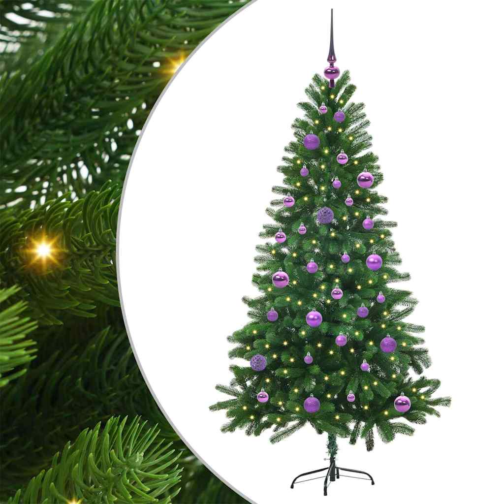 vidaXL Christmas Tree with 150 LEDs with Stand Green 150 cm PE