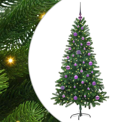 vidaXL Christmas Tree with 150 LEDs with Stand Green 150 cm PE