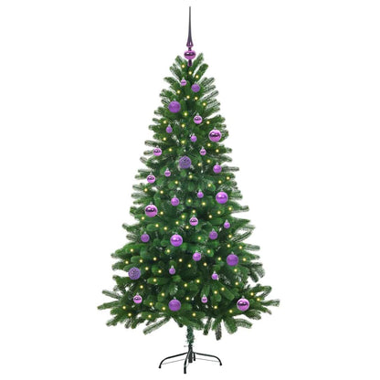 vidaXL Christmas Tree with 150 LEDs with Stand Green 150 cm PE
