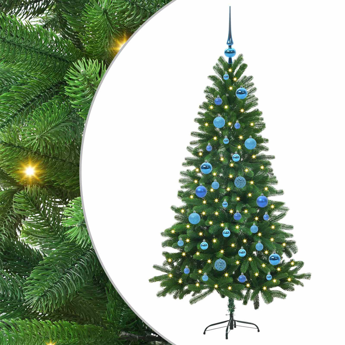 vidaXL Christmas Tree with 150 LEDs with Stand Green 150 cm PE