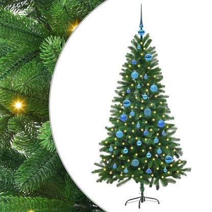 vidaXL Christmas Tree with 150 LEDs with Stand Green 150 cm PE