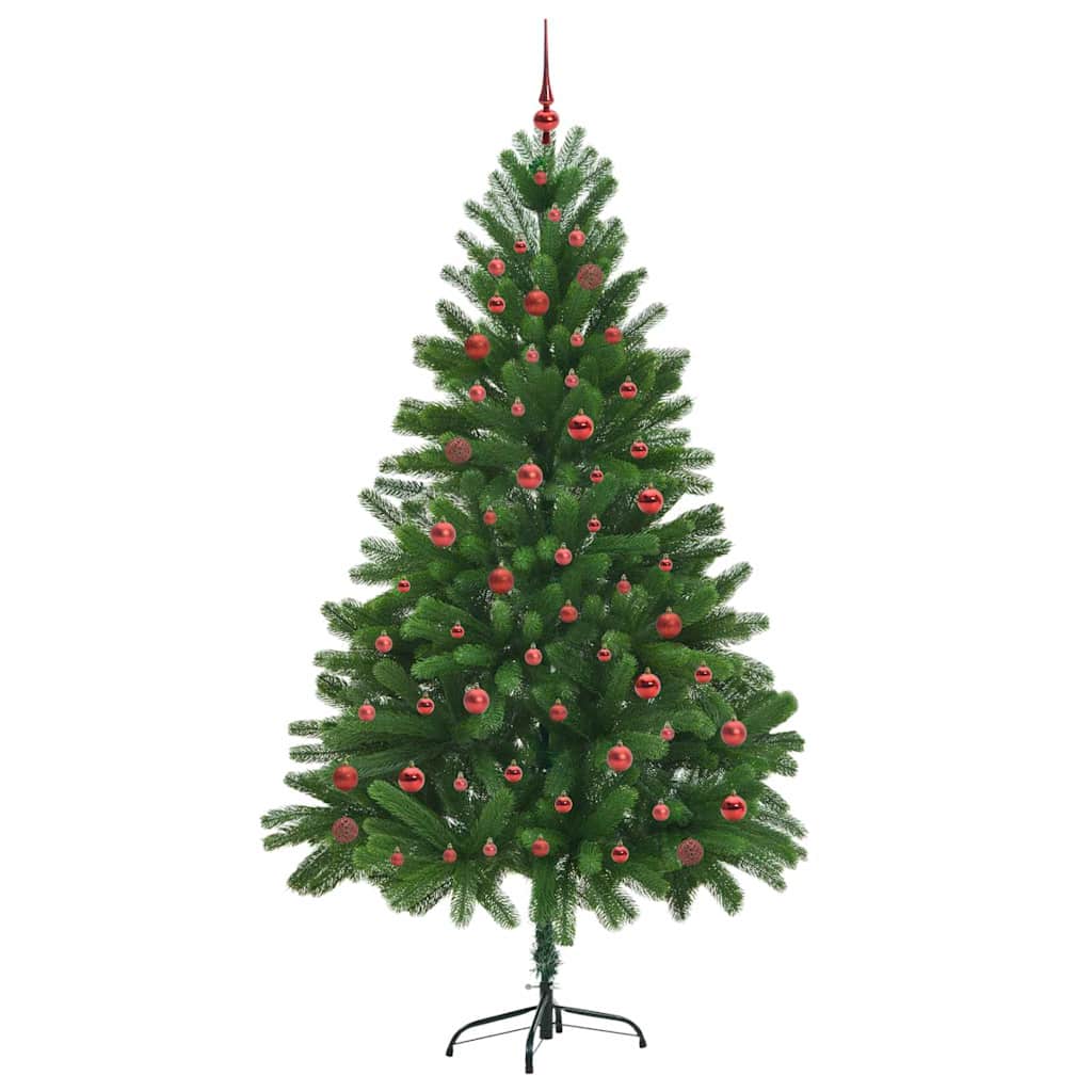 vidaXL Christmas Tree with 300 LEDs with Stand Green 210 cm PE