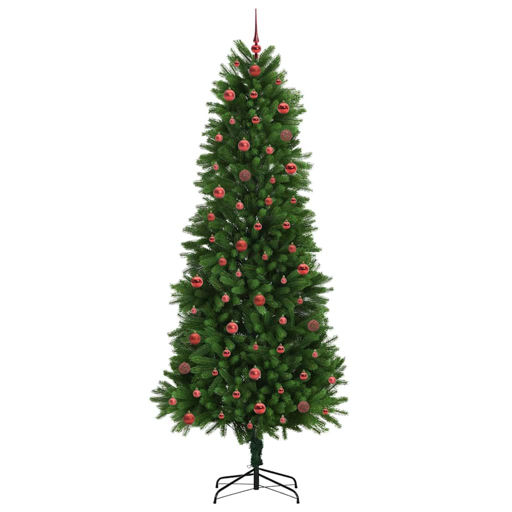vidaXL Christmas Tree with LED Light Green 240 cm PE