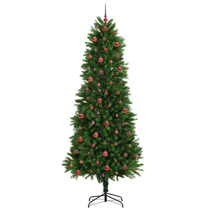 vidaXL Christmas Tree with LED Light Green 240 cm PE