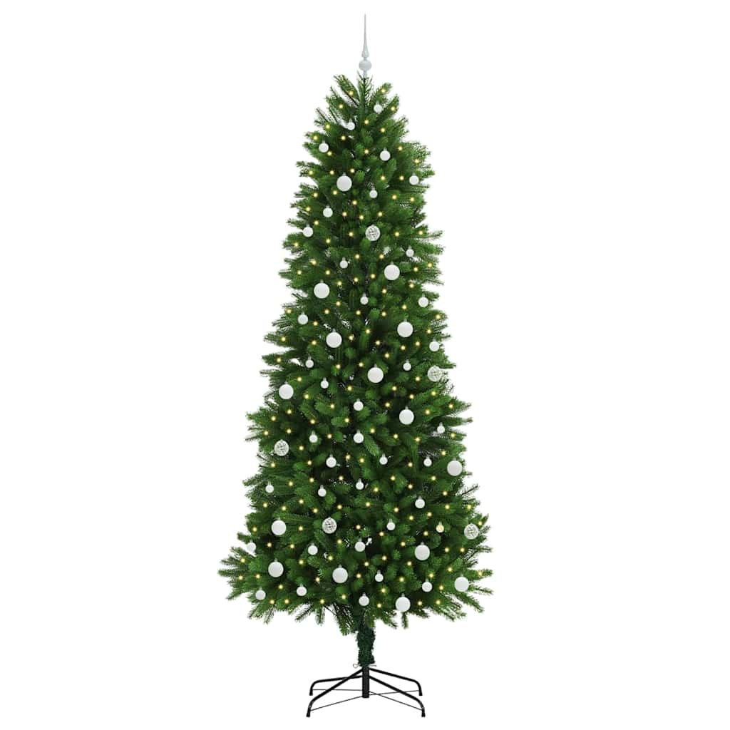 vidaXL Christmas Tree with 300 LEDs with Stand Green 240 cm PE