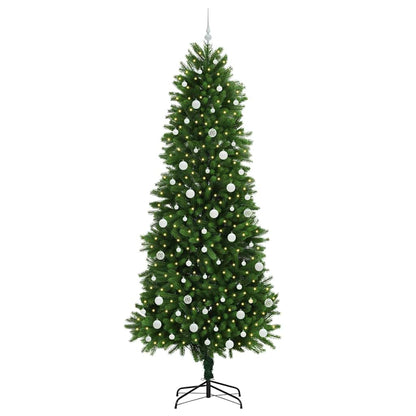 vidaXL Christmas Tree with 300 LEDs with Stand Green 240 cm PE