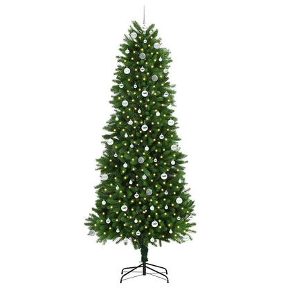 vidaXL Christmas Tree with LED Light Green 240 cm PE