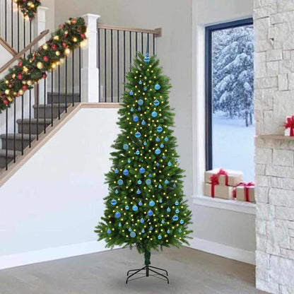 vidaXL Christmas Tree with 300 LEDs with Stand Green 240 cm PE