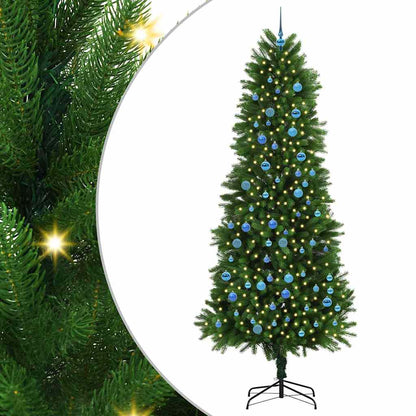 vidaXL Christmas Tree with 300 LEDs with Stand Green 240 cm PE
