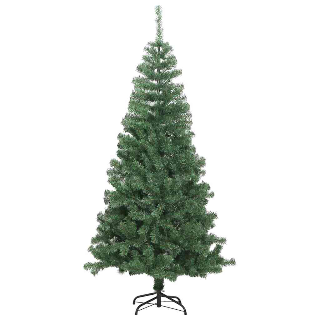 vidaXL Christmas Tree with 150 LEDs with Stand Green 120 cm PVC