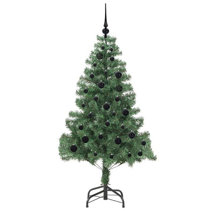 vidaXL Christmas Tree with 150 LEDs with Stand Green 150 cm PVC