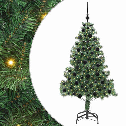 vidaXL Christmas Tree with 300 LEDs with Stand Green 180 cm PVC