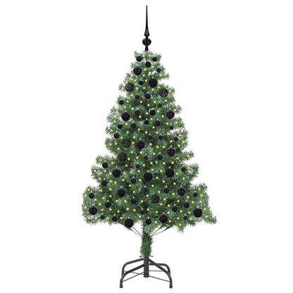 vidaXL Christmas Tree with 300 LEDs with Stand Green 180 cm PVC