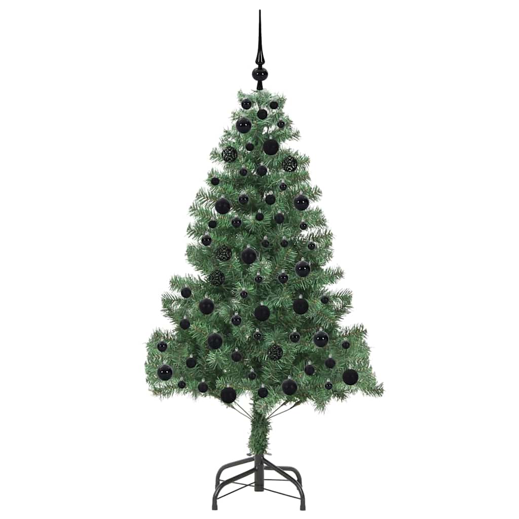vidaXL Christmas Tree with 300 LEDs with Stand Green 180 cm PVC