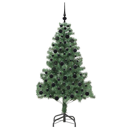 vidaXL Christmas Tree with 300 LEDs with Stand Green 180 cm PVC