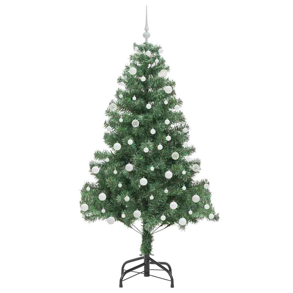 vidaXL Christmas Tree with 300 LEDs with Stand Green 180 cm PVC