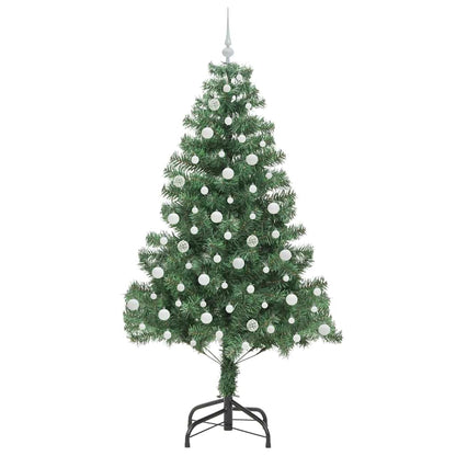 vidaXL Christmas Tree with 300 LEDs with Stand Green 210 cm PVC