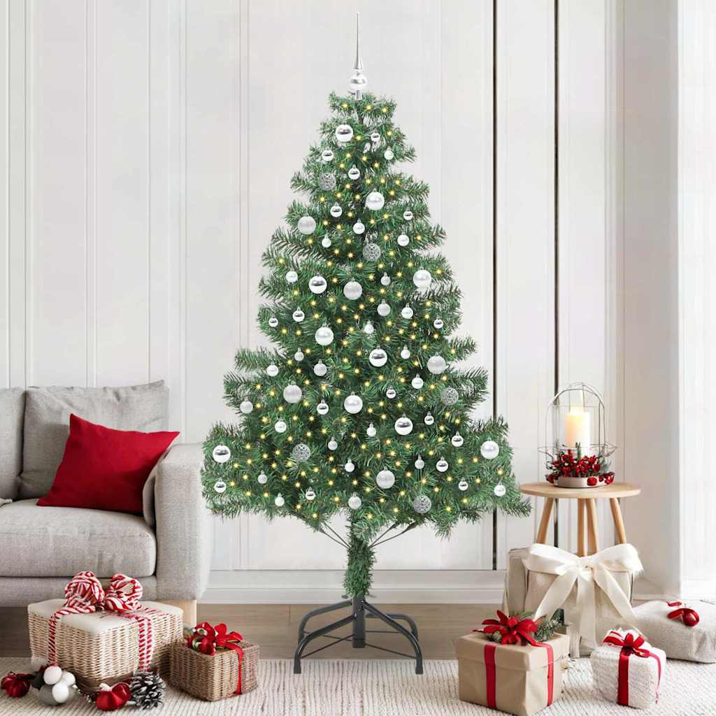 vidaXL Christmas Tree Green 210 cm PVC