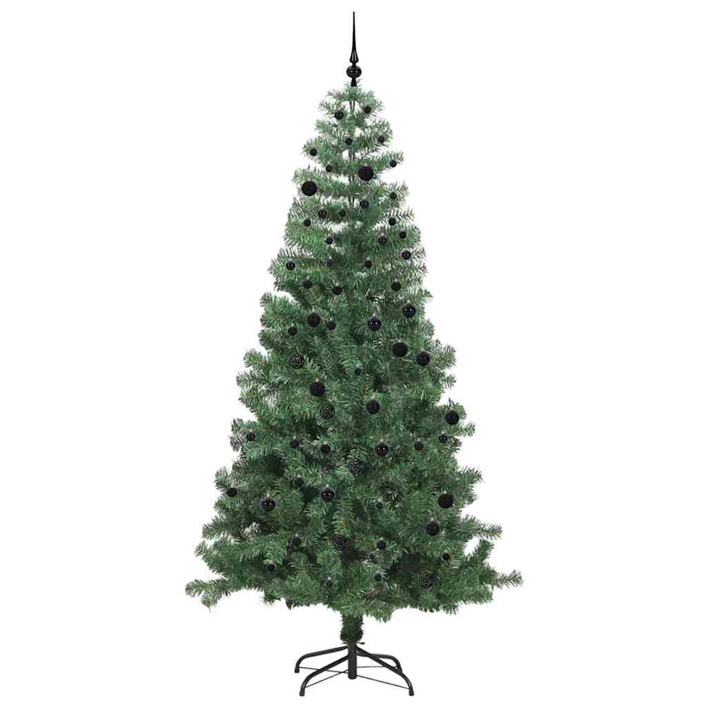 vidaXL Christmas Tree with 300 LEDs with Stand Green 240 cm PVC