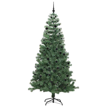 vidaXL Christmas Tree with 300 LEDs with Stand Green 240 cm PVC