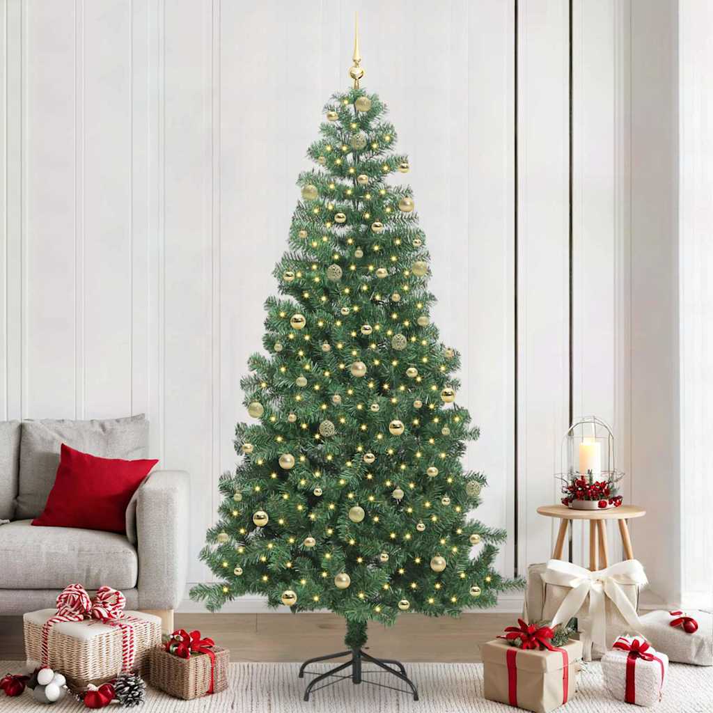 vidaXL Christmas Tree Green 240 cm PVC