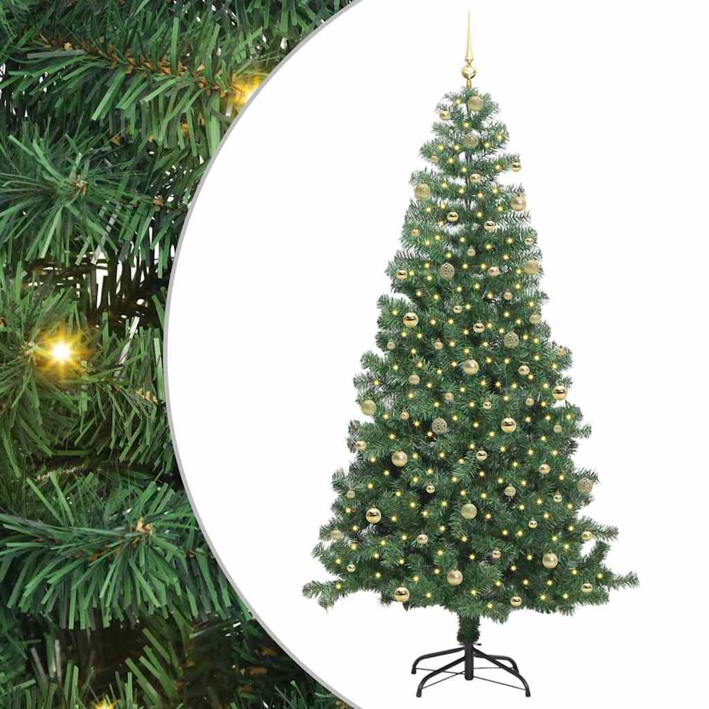 vidaXL Christmas Tree Green 240 cm PVC