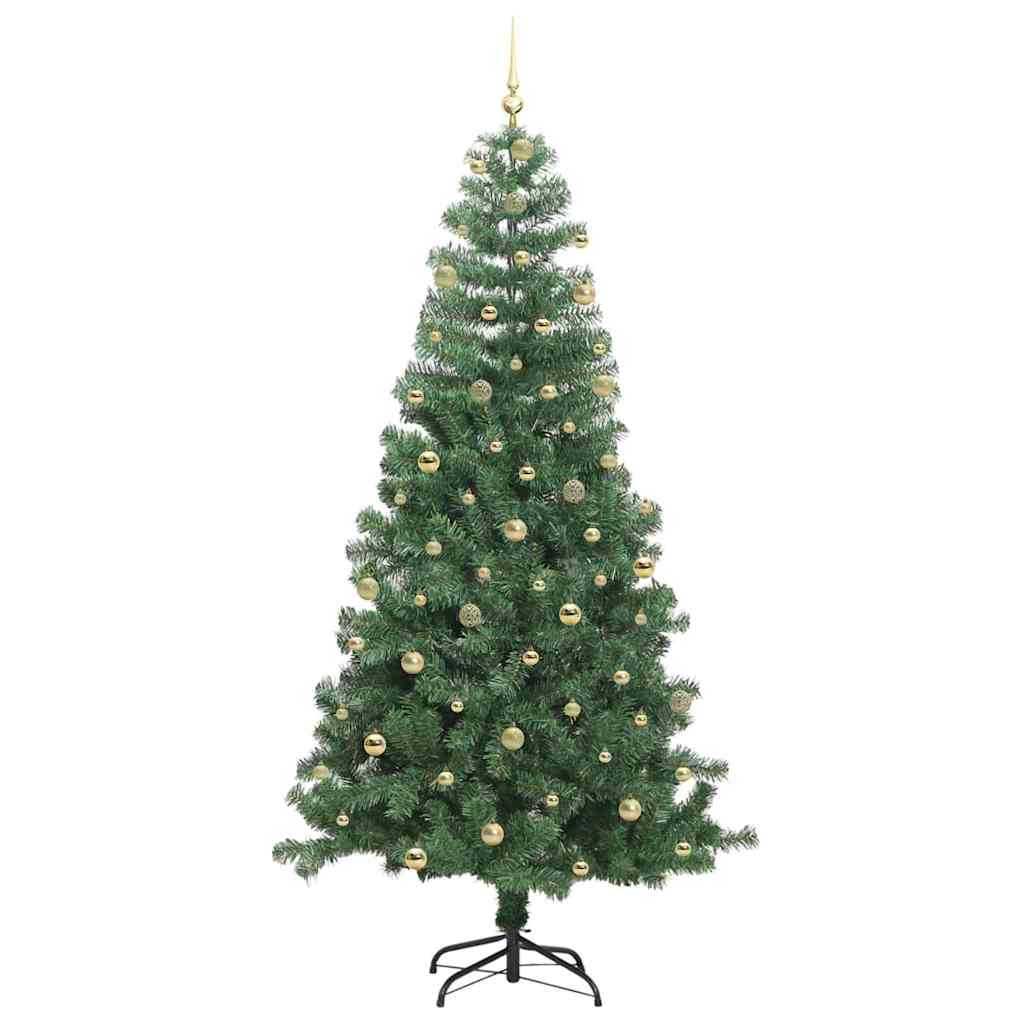 vidaXL Christmas Tree Green 240 cm PVC