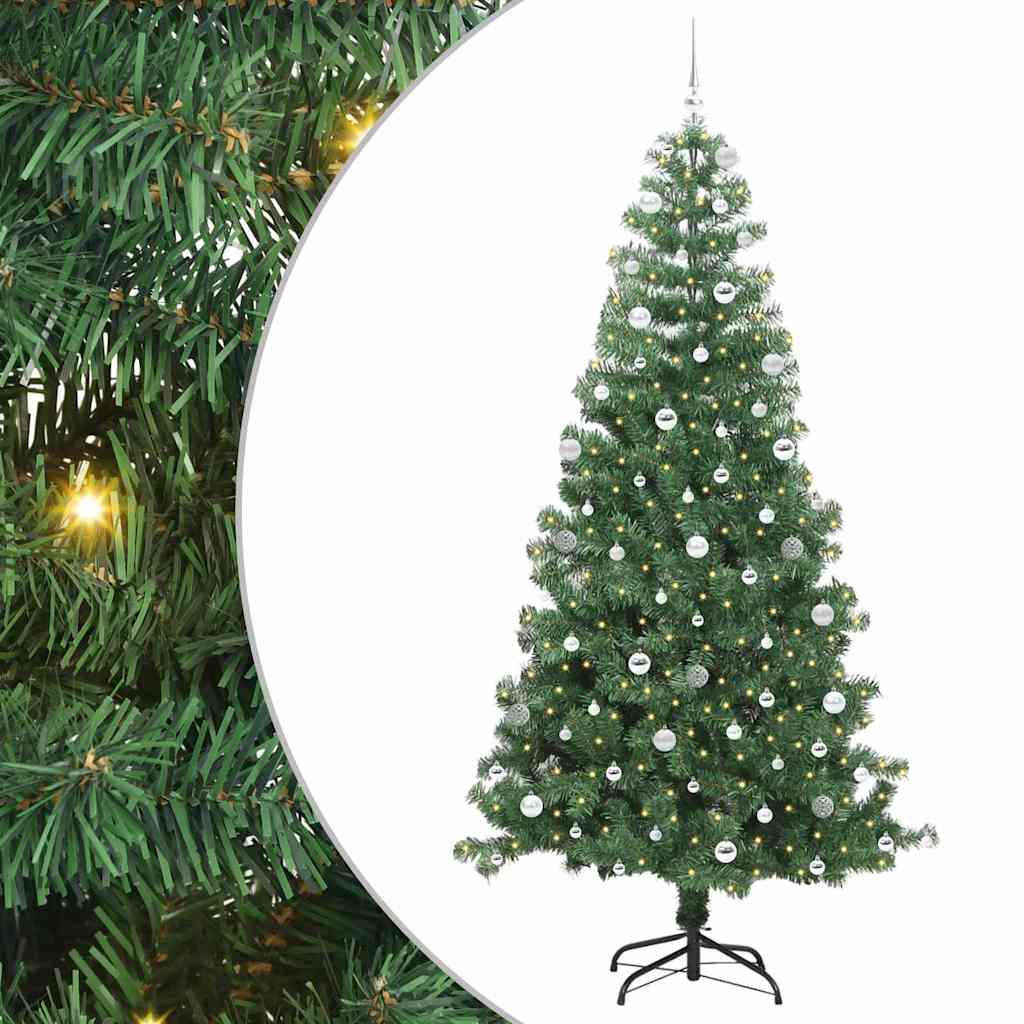 vidaXL Christmas Tree Green 240 cm PVC
