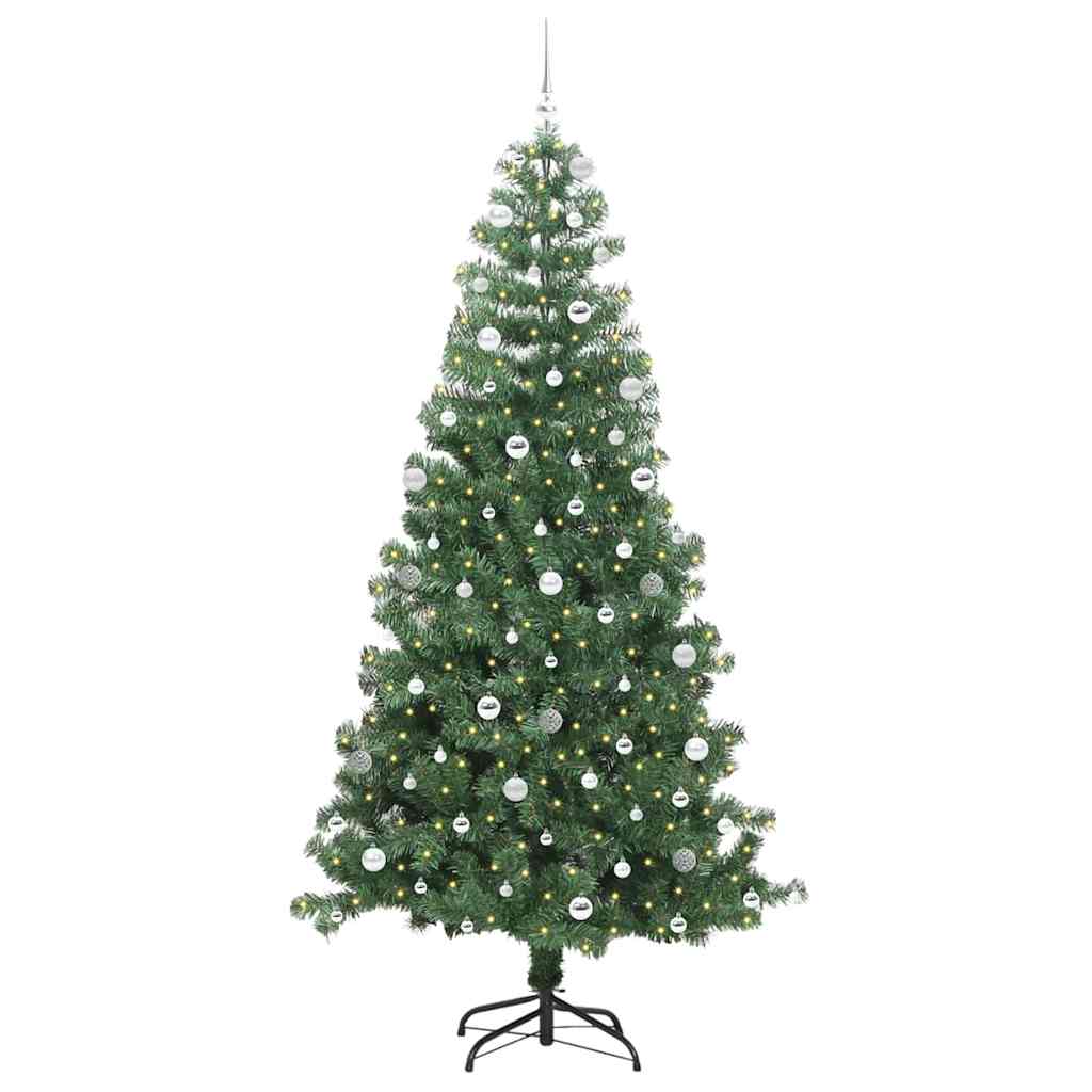 vidaXL Christmas Tree Green 240 cm PVC