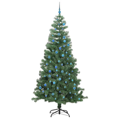 vidaXL Christmas Tree with 300 LEDs with Stand Green 240 cm PVC