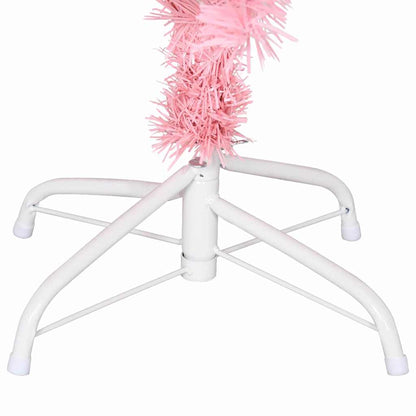 vidaXL Christmas Tree with 150 LEDs with Stand Pink 150 cm PVC