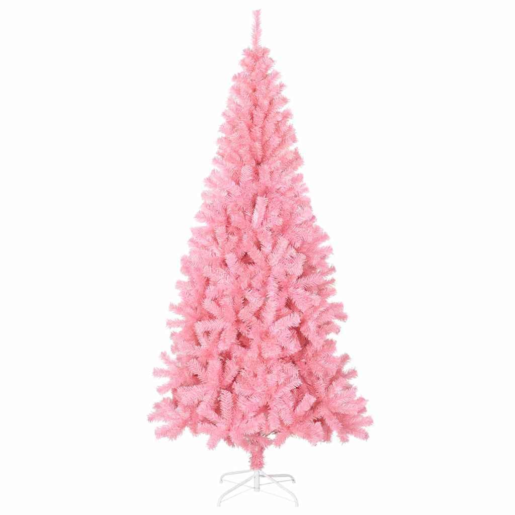 vidaXL Christmas Tree Pink 180 cm PVC