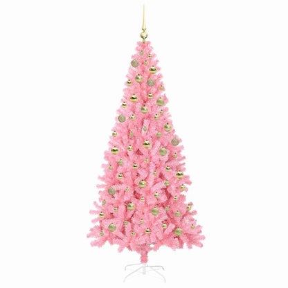 vidaXL Christmas Tree Pink 180 cm PVC